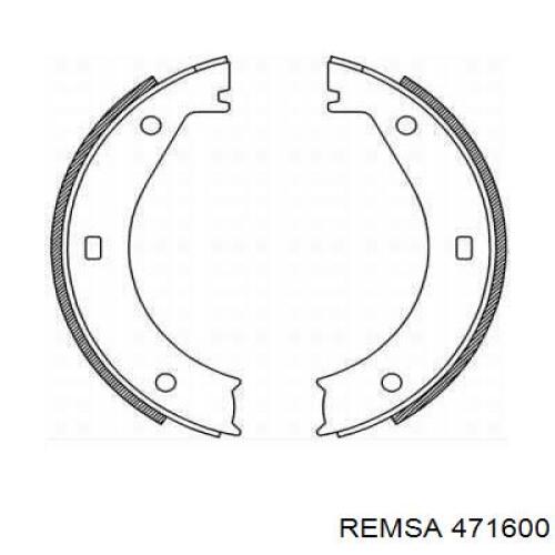 Колодки ручника / стоянкового гальма Remsa 471600 ціна, від 15.12 USD