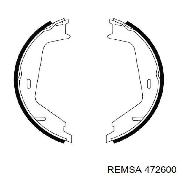 Колодки ручника / стоянкового гальма Remsa 472600 ціна, від 20.64 USD