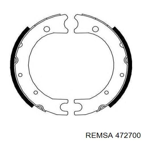 Колодки ручника / стоянкового гальма Remsa 472700 ціна, від 31.34 USD