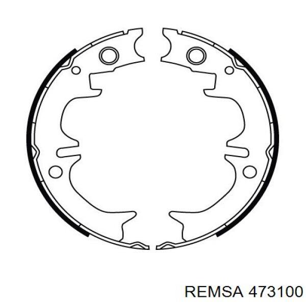 Колодки ручника 473100 Remsa
