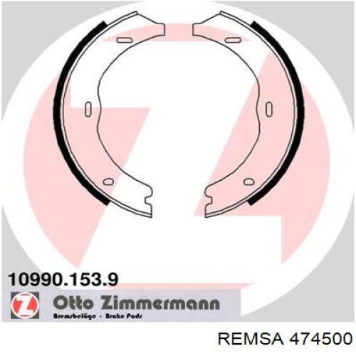 Колодки ручника / стоянкового гальма Remsa 474500 ціна, від 19.57 USD