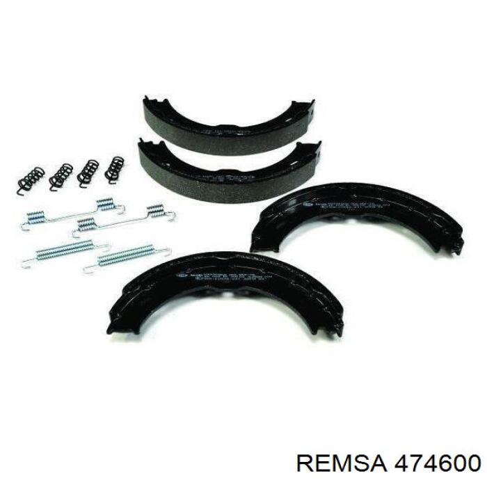 Колодки стоянкового гальма Remsa 474600