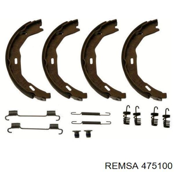 Колодки ручника/стоянкового гальма 475100 Remsa