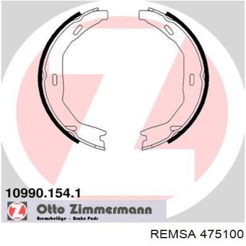 Колодки ручника / стоянкового гальма Remsa 475100 ціна, від 18.30 USD