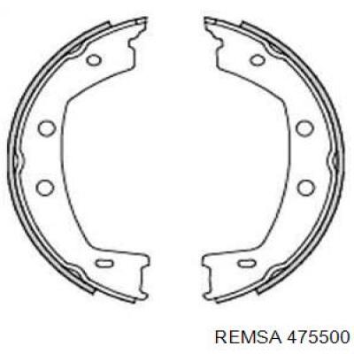 Колодки гальмові задні, барабанні Remsa 475500 ціна, від 36.93 USD