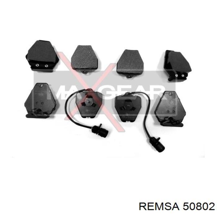 50802 Remsa колодки гальмівні передні, дискові