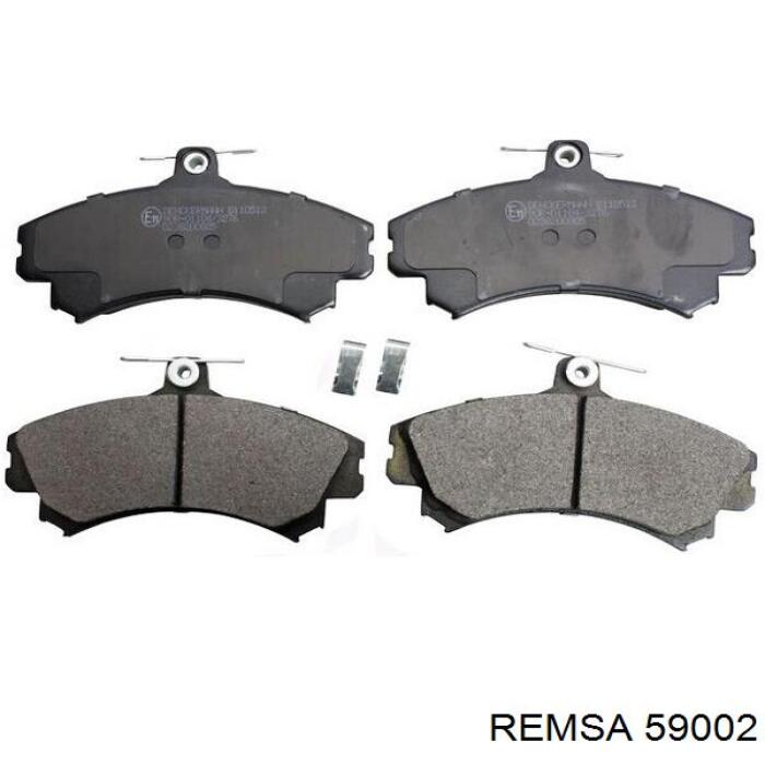 59002 Remsa колодки гальмівні передні, дискові