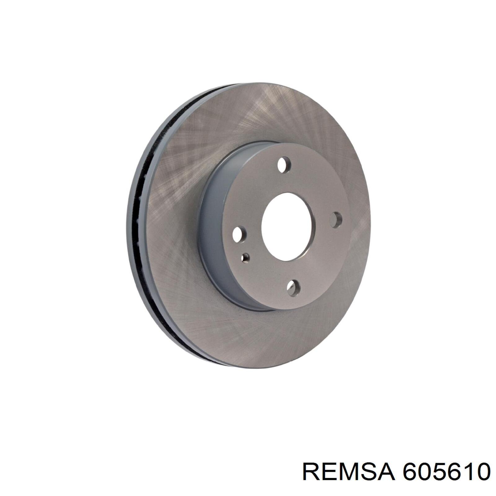 Диск гальмівний передній Remsa 605610