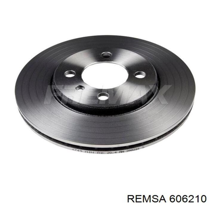 Диск гальмівний передній Remsa 606210