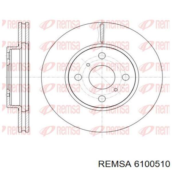6100510 Remsa Гальмо дискове переднє