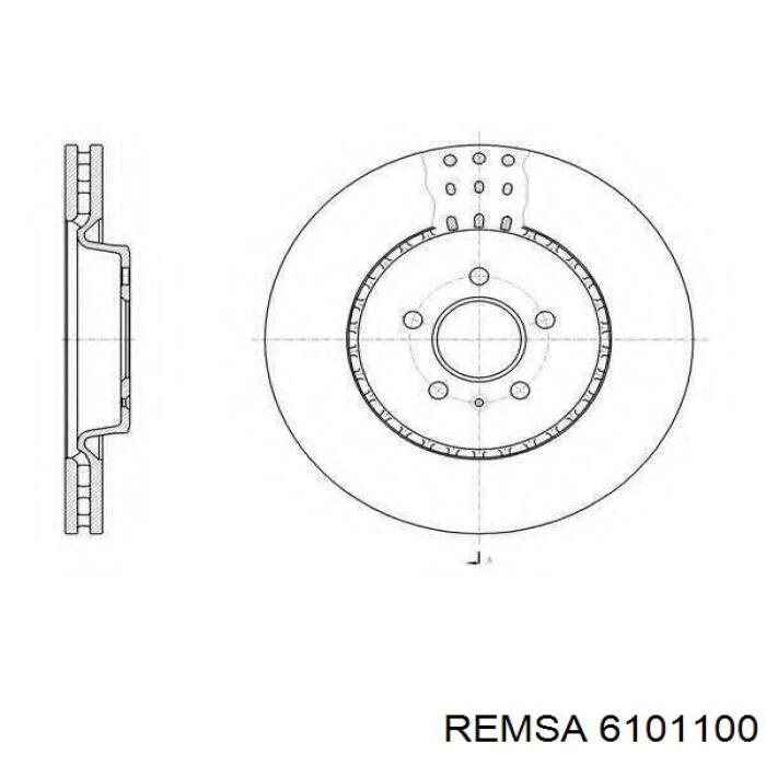 6101100 Remsa Дискові гальма