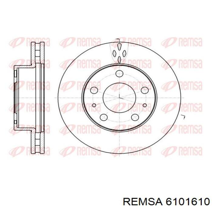 6101610 Remsa диск гальмівний передній