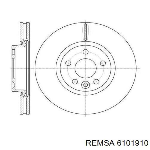 Купити 6101910 Remsa Ротор гальмівний
