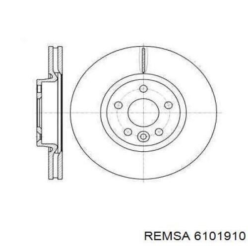 6101910 Remsa диск гальмівний передній