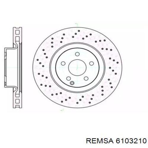 6103210 Remsa Гальмо дискове переднє