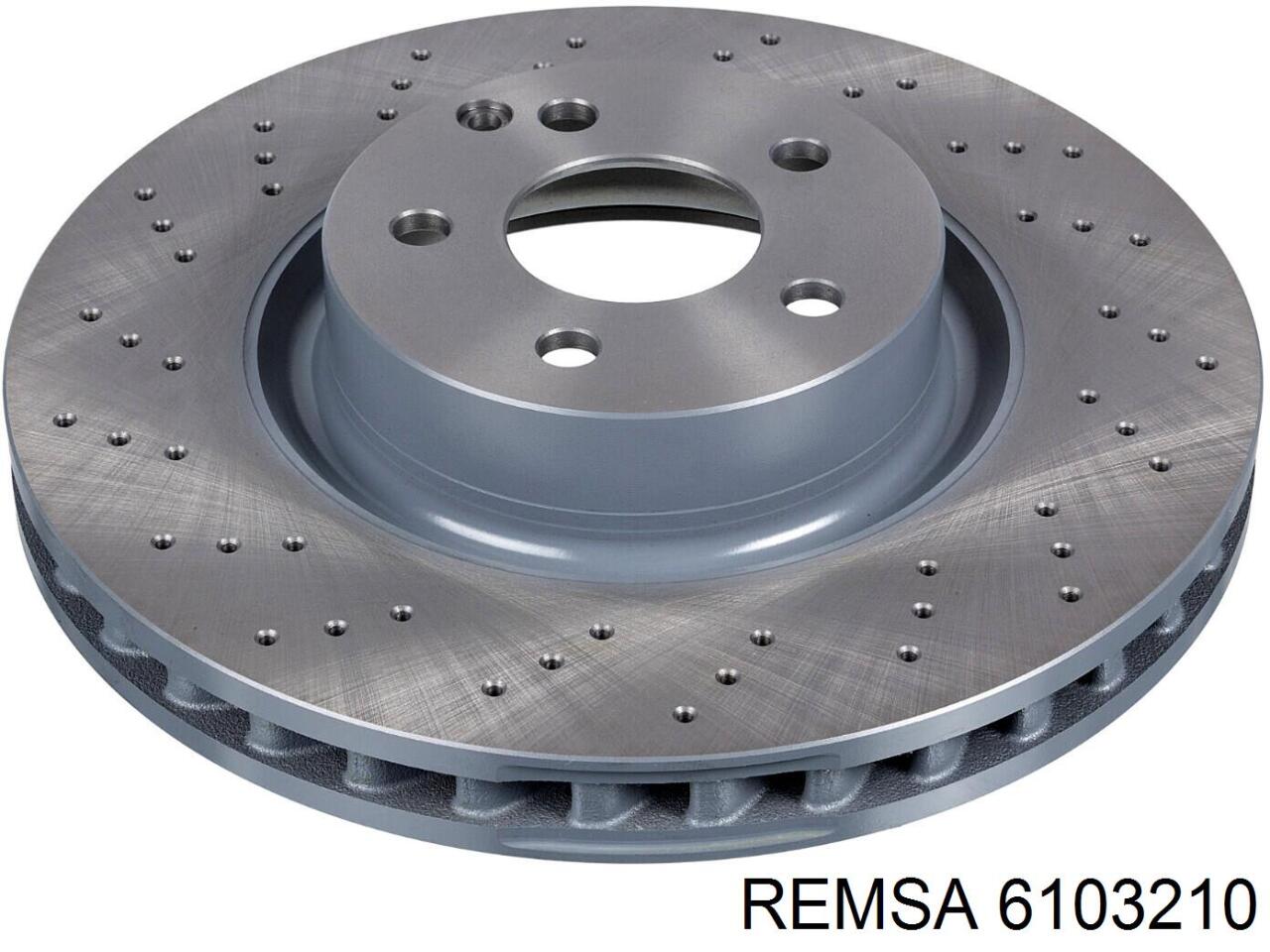 Диск переднього гальма Remsa 6103210 ціна, від 99.87 USD