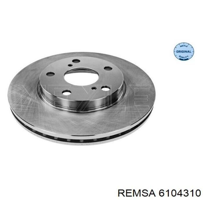 Диск переднього гальма Remsa 6104310 ціна, від 44.34 USD