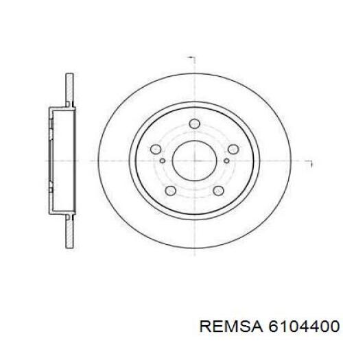 6104400 Remsa Дискові гальма