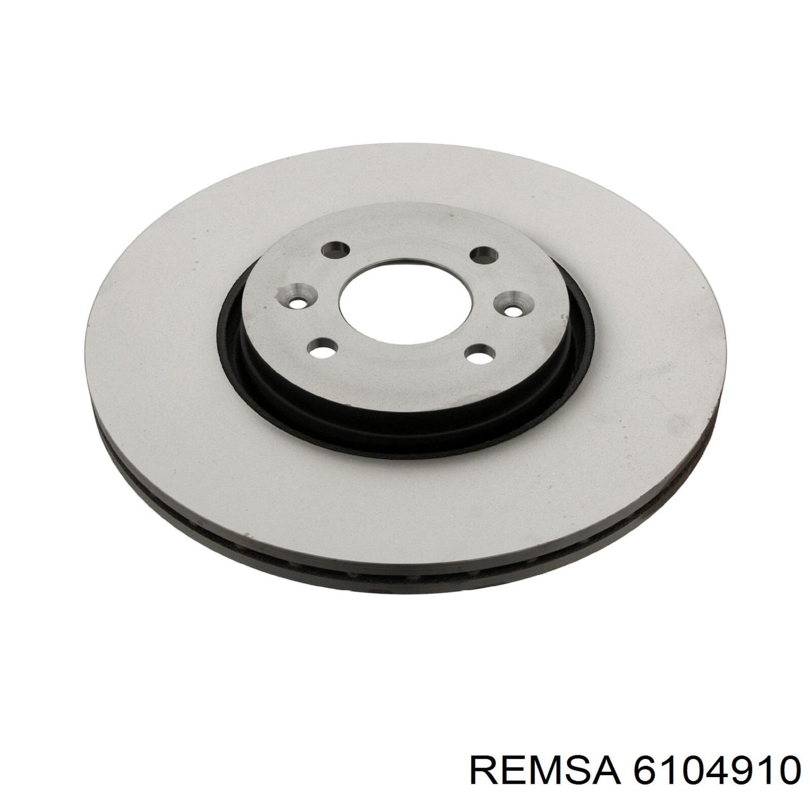 Диск переднього гальма Remsa 6104910 ціна, від 53.71 USD