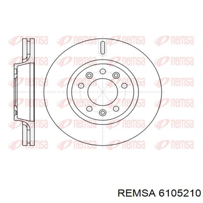 6105210 Remsa диск гальмівний передній