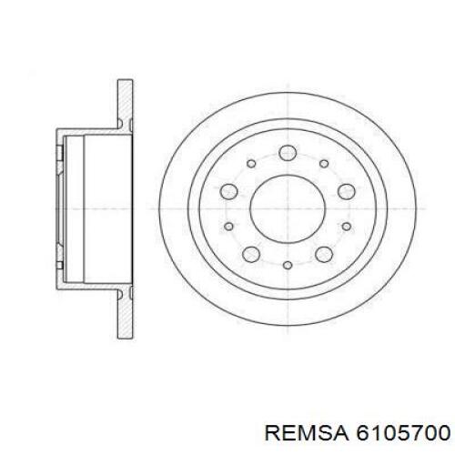Задні дискові гальма Remsa 6105700 ціна, від 43.35 USD