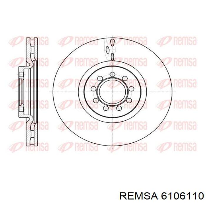 6106110 Remsa диск гальмівний передній