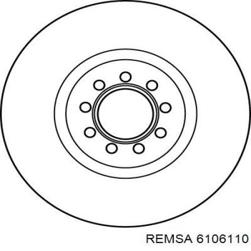 Купити 6106110 Remsa Ротор гальмівний