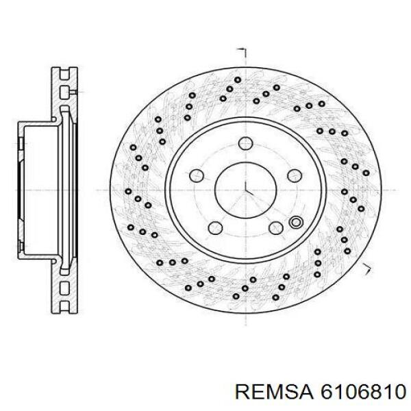 Купити 6106810 Remsa Ротор гальмівний