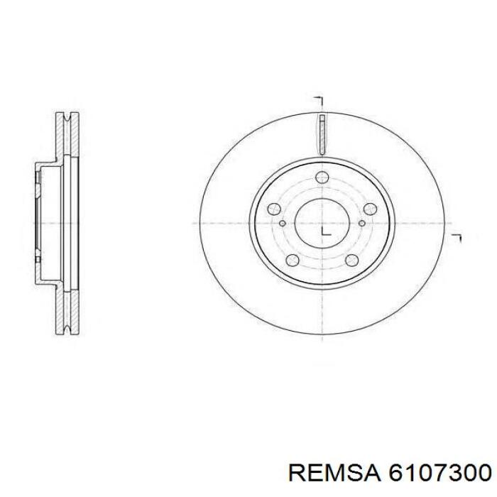 6107300 Remsa Дискові гальма