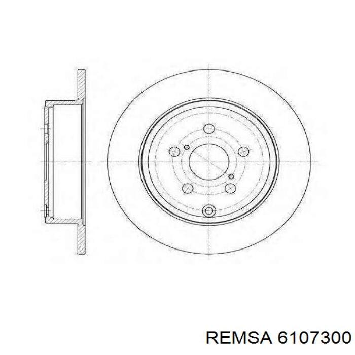 Задні дискові гальма Remsa 6107300 ціна, від 27.67 USD