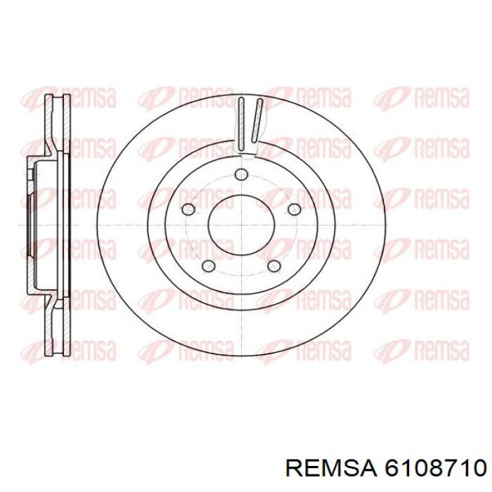 6108710 Remsa диск гальмівний передній