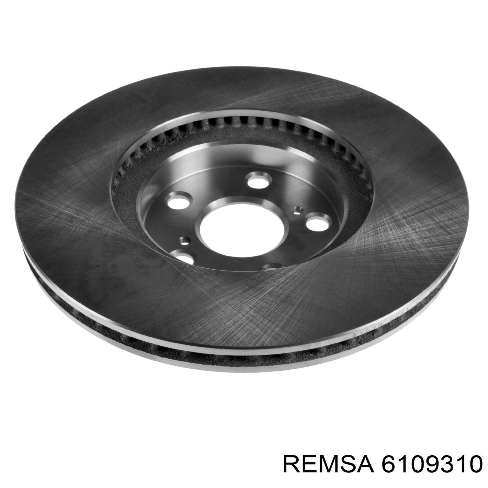 Гальмівні диски передні 6109310 Remsa
