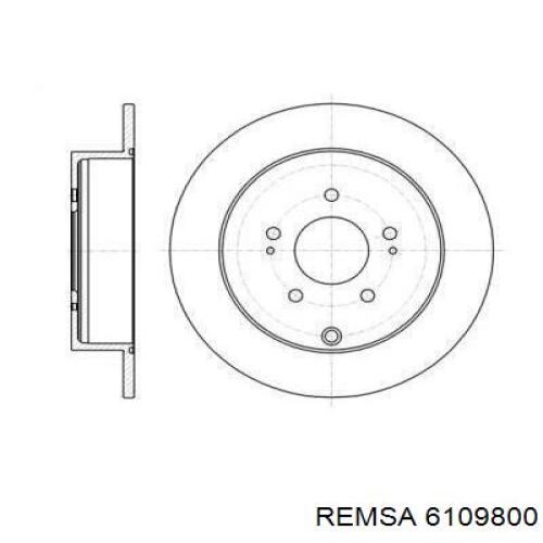 Гальмівні диски 6109800 Remsa