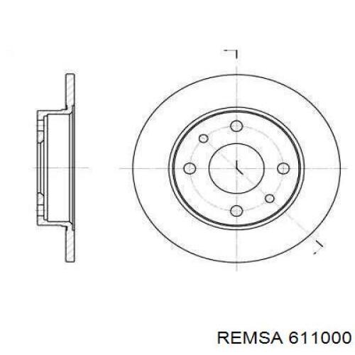 Задні дискові гальма Remsa 611000 ціна, від 24.07 USD