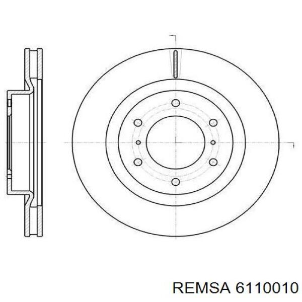 Купити 6110010 Remsa Ротор гальмівний