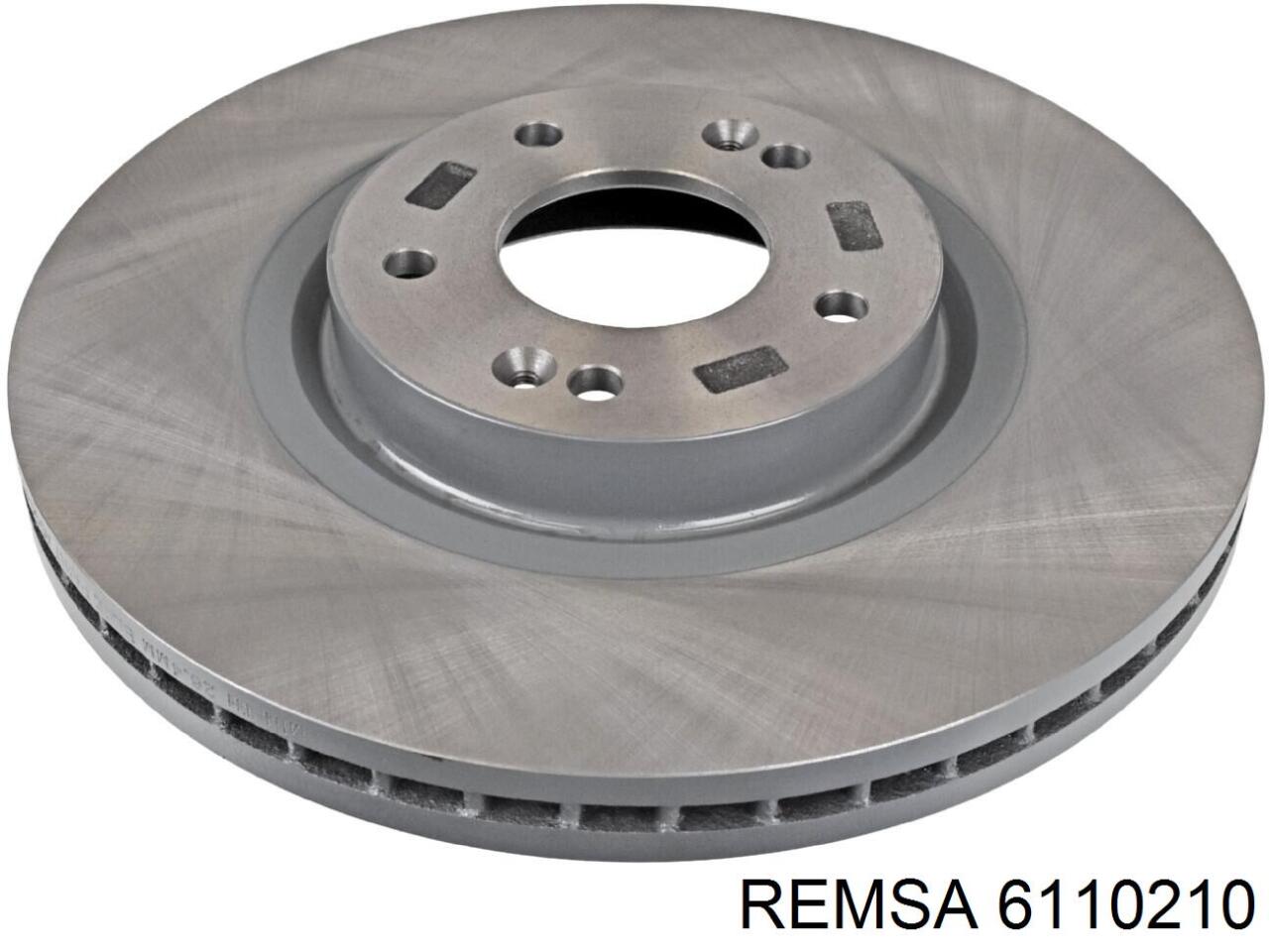 6110210 Remsa диск гальмівний передній
