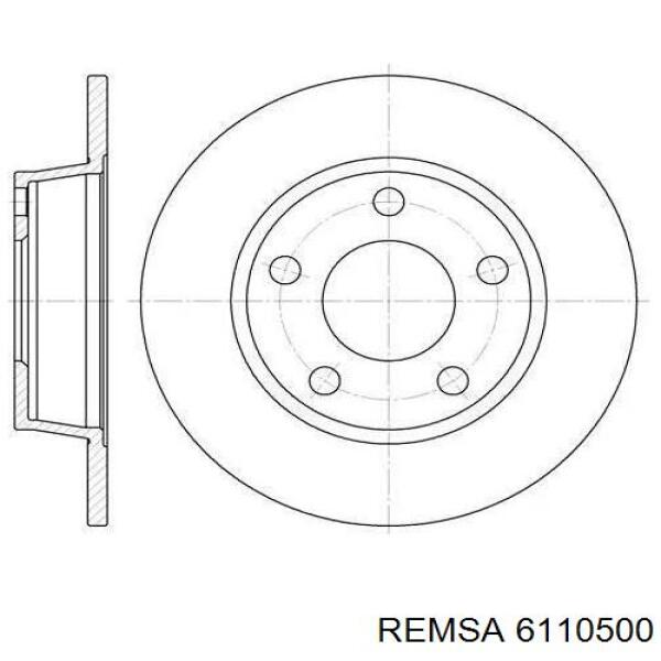 6110500 Remsa Дискові гальма