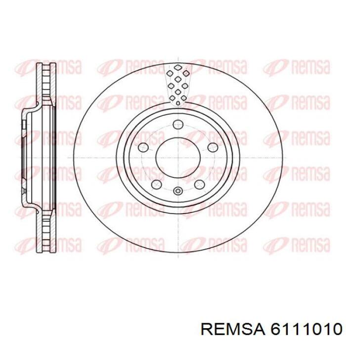 6111010 Remsa диск гальмівний передній
