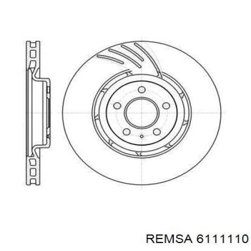 6111110 Remsa диск гальмівний передній