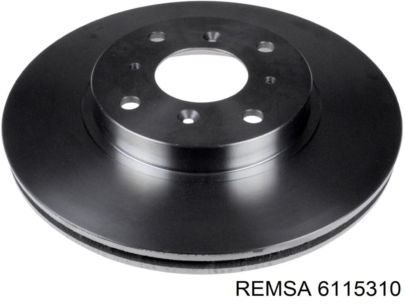 6115310 Remsa диск гальмівний передній