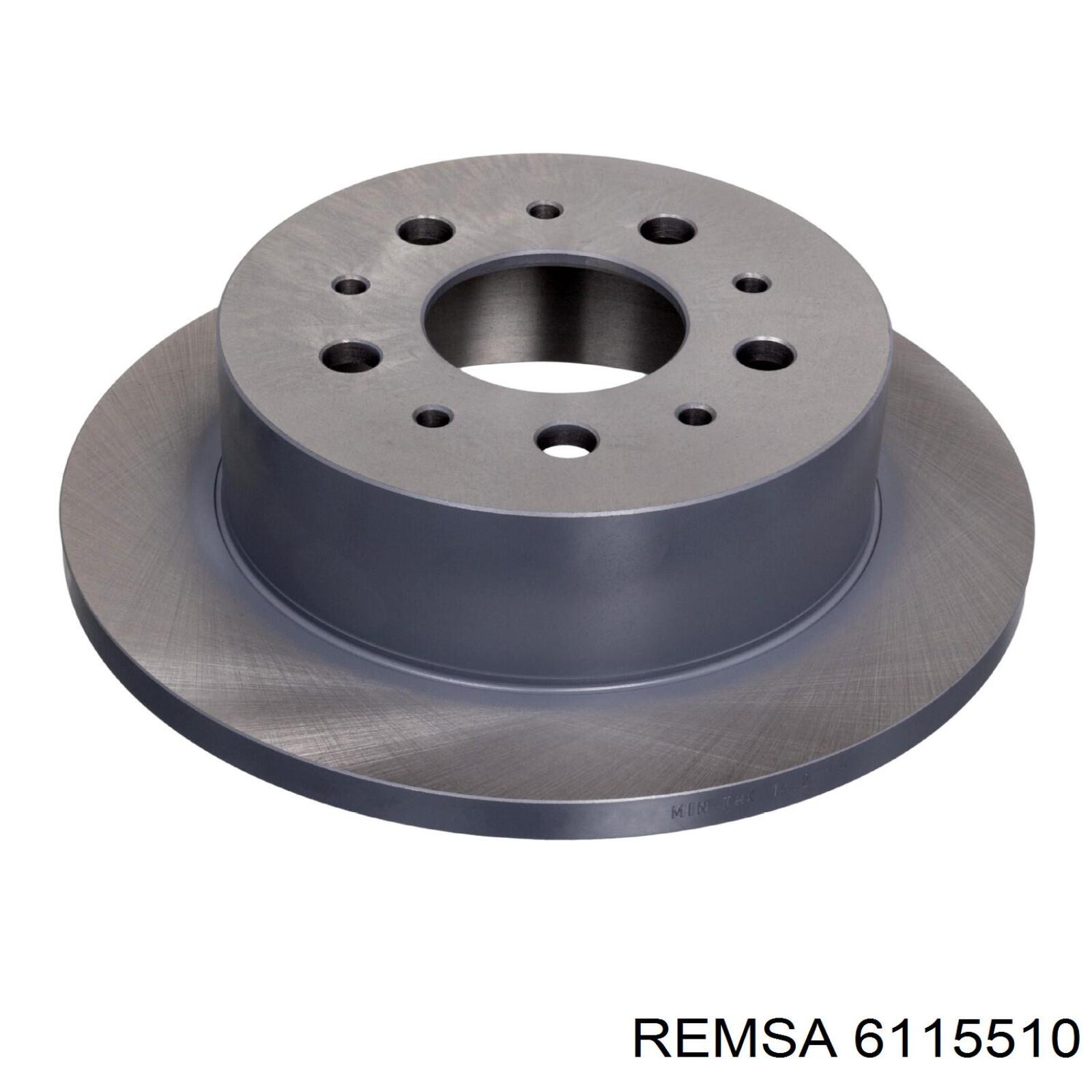 6115510 Remsa диск гальмівний задній