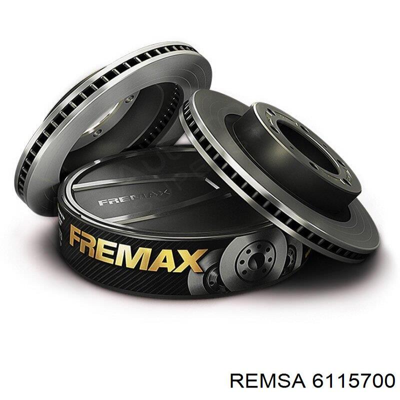 6115700 Remsa диск гальмівний задній