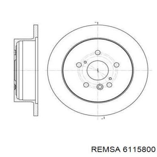 6115800 Remsa Дискові гальма