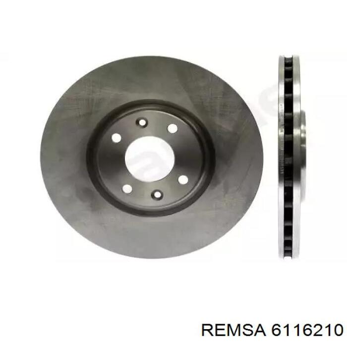 Диск гальмівний передній Remsa 6116210