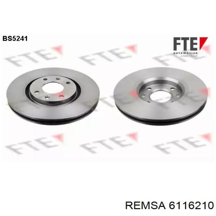6116210 Remsa Гальмо дискове переднє