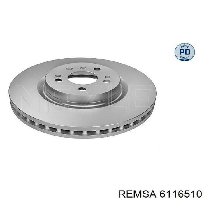 Диск переднього гальма Remsa 6116510 ціна, від 85.31 USD