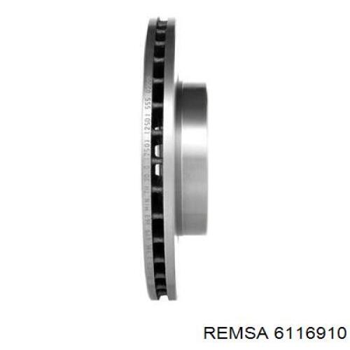 Гальмівні диски передні 6116910 Remsa