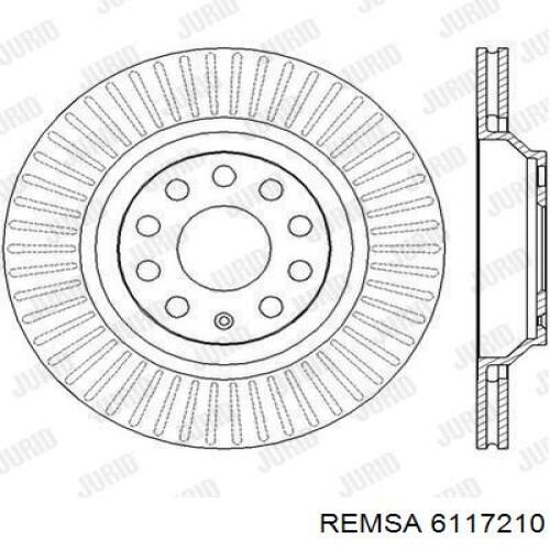 Задні дискові гальма Remsa 6117210 ціна, від 48.08 USD