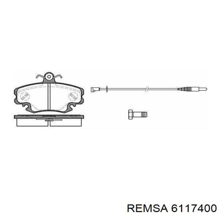 Гальмівні диски 6117400 Remsa