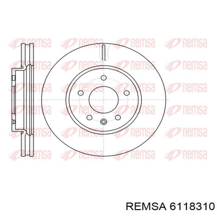 6118310 Remsa диск гальмівний передній